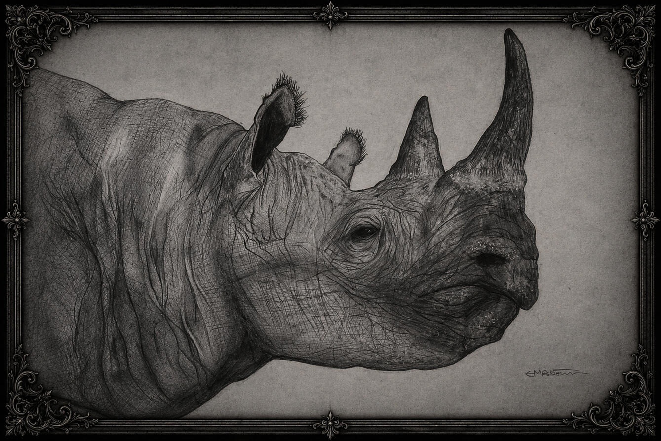 African Black Rhino